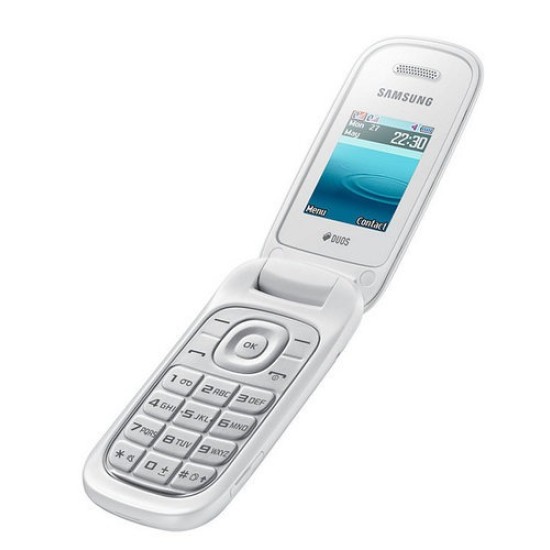 SAMSUNG E1272 GT-1272 DUAL SIM WHITE